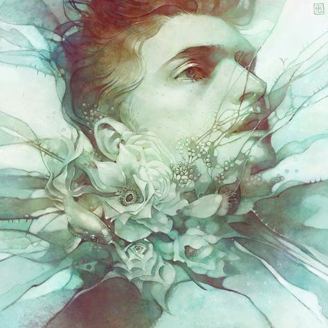 Bramble by escume on DeviantArt Anna Dittmann, John Singer Sargent, Square Art, Square Canvas, Bramble, Gustav Klimt, Digital Painting, Antonio Mora Artwork, Beautiful Art