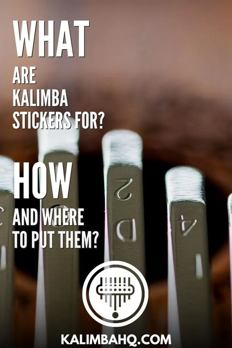 What Are Kalimba Stickers For? How And Where To Put Them? – Kalimba HQ Know Your Place, C Note, Two Dots, Major Scale, Thumb Piano, G Major, Green Sticker, Number Stickers, Letter Stickers