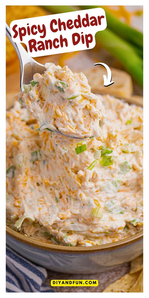 Favorite Ranch Dip Recipe With Cheddar Cheese. 6 Ingredients 2 carbs Spicy Cream Cheese Dip, Cream Cheese Cheddar Dip, Spicy Ranch Dip, Cheddar Ranch Dip, Chili Cream Cheese Dip, Spicy Cheese Dip, Veggie Dips, Cheddar Cheese Dip, Cream Cheese Spread Recipes