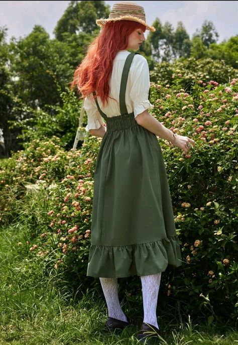 Pinafore Skirt, Short Frocks, Safari Dress, Edgy Look, Looks Vintage, Stay Cool, Fashion Sewing, Ruffle Hem, Doll Clothes