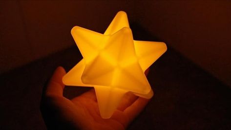 Star Fragment LED Light, Animal Crossing Battery Powered Prop, ACNH 3D Printed Office Decor, Wedding Decoration, Gamer Gift (Yellow, Small) - Amazon.com Star House Decor, Animal Crossing Star Fragments, Animal Crossing Wedding Theme, Maximalist Lifestyle, Animal Crossing Decor, Star Fragment, Staircase Hallway, Nerd Decor, Jade Harley