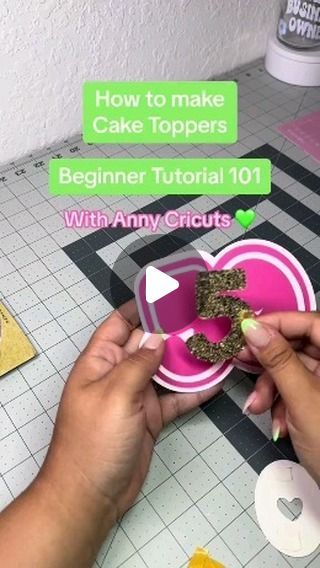 🎨 Cricut Crafts & DIY Ideas 🖌️ | #CricutCrafts on Instagram: "Tutorial on how to make your own cake topper😍 Elevate your crafting game by following @cricutclues for exceptional Cricut content.😊 . . . video credit @ anny_cricuts_diy (tiktok) Go follow their page😊 #handmadecrafts #handicrafts #artsandcrafts #craftsposure #papercrafts #5minutecrafts #crafts #craftsman #cricutcrafts #handcrafts #diycrafts #craftsmanstyle#caketopper #caketoppers #caketopperideas #caketoppertutorial #diyetisyen #diycrafts #diyprojects #cricutbeginner" Cricut Cake Topper Diy, Diy Tiktok, Cricut Cake, Content Video, Cake Topper Tutorial, Diy Cake Topper, Instagram Tutorial, Craftsman Style, 5 Minute Crafts