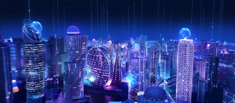 City Animation, Futuristic Architecture Future City, Virtual City, Autodesk Maya, Animated Videos, New Retro Wave, Title Sequence, Virtual Art, Art Corner