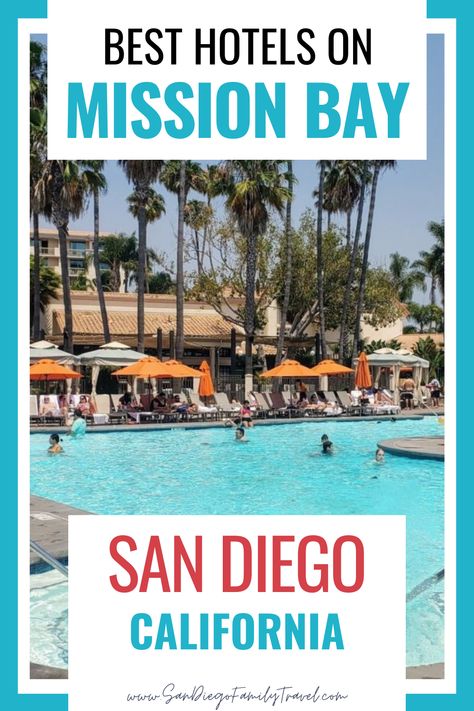 Looking for a great place to stay on your San Diego family vacation? Hotels on Mission Bay offer all the amenities and views we love about San Diego beach resorts, but on the bay instead of the ocean! Here are six amazing hotels on Mission Bay in San Diego for the perfect San Diego getaway. Mission Bay San Diego, Mission Beach San Diego, San Diego Mission, San Diego Hotels, Seaworld San Diego, Amazing Hotels, Visit San Diego, Travel 2024, San Diego Bay