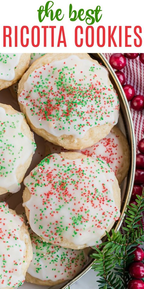 Italian Wedding Cookies With Ricotta Cheese, Allrecipes Ricotta Cookies, All Recipes Ricotta Cookies, Italian Christmas Cookies With Ricotta, Giada De Laurentiis Recipes Italian Lemon Ricotta Cookies, Ricotta Cheese Cookies Italian, Italian Cookies With Ricotta Cheese, Best Ricotta Cookies, Ricotta Cookies Easy