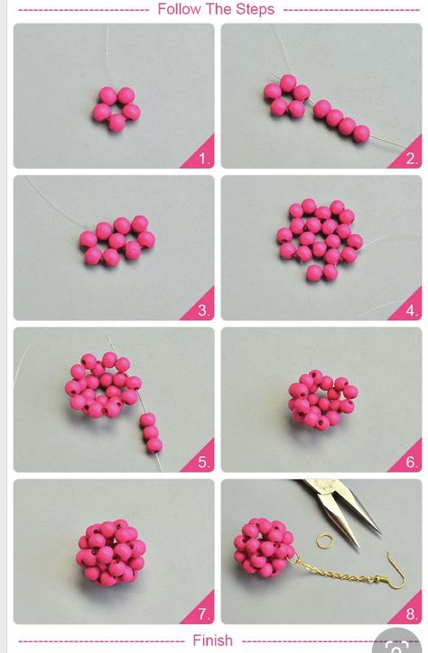 Summer Crafts For Adults, Profitable Crafts, Anting Manik, Beads Patterns, Bead Tutorials, Crafts For Adults, Beads Craft, Motifs Perler, Beaded Earrings Diy