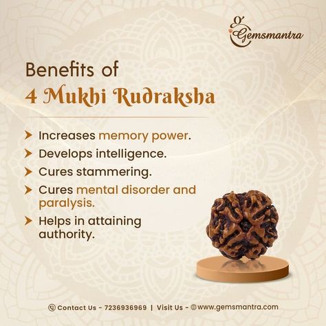 Rudraksha are holy beads that along with powering you spiritually, have many health benefits.

Know more about rudraksha's meaning, it's origin and use.

DM us for consultancy or to shop genuine rudraksha.
WhatsApp us - 7236936969 Rudraksha Meaning, Rudraksha Benefits, Shopping Banner, Rudraksha Jewelry, Increase Memory, Increase Creativity, Mental Disorders, Positive Attitude, Mantra