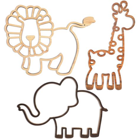 PRICES MAY VARY. Package information: you will receive 1 set of baby safari nursery decor in different funny animal patterns, like lion, elephant and giraffe; This wooden wall decor adds a modern simplicity to your home Natural material: the safari wall decor is made of wood material, natural and sturdy, which is not easy to break or fade, you can use it for a long time; When the jungle nursery decor get dirty, you just clean it with duster cloth, it will be clean with a few minutes Proper size: Safari Room Decor, Safari Wall Decor, Baby Safari Nursery, Baby Wall Stickers, Jungle Theme Nursery, Geometric Elephant, Jungle Nursery Decor, Jungle Decor, Jungle Wall Art