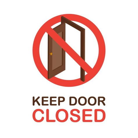 Close The Door Sign, Keep Door Closed Sign, Room Door Decorations, Closed Sign, How To Help Nausea, Door Poster, Vintage Poster Design, Poster Room, Closed Doors