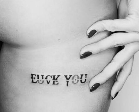 Tattoo Ideas Small Words, Savage Tattoo, Meaningful Word Tattoos, Partner Tattoos, Bestie Tattoo, Text Tattoo, Badass Tattoos, Baby Tattoos, Black Ink Tattoos