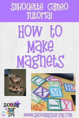 How To Make Magnets With Silhouette, Printable Magnet Sheets, How To Make Magnets With Cricut, Silhouette Hacks, How To Make Magnets, Silhouette Mint, Class Themes, Alphabet Magnets, Cameo Crafts