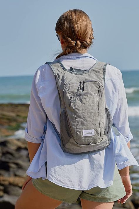 Lightweight packable backpack great for a day hike or travel! Packable Backpack, Day Hike, Hiking Backpack, Hiking, For Free, Backpacks, Shoulder Bag, Free Shipping, Grey