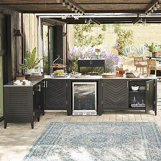 Westport Aluminum Outdoor Kitchen Small Outdoor Kitchens, Modular Outdoor Kitchens, Modular Cabinets, Outdoor Kitchen Cabinets, Outdoor Cabinet, Outdoor Kitchen Bars, Kitchen Modular, Outdoor Kitchen Patio, Outdoor Refrigerator