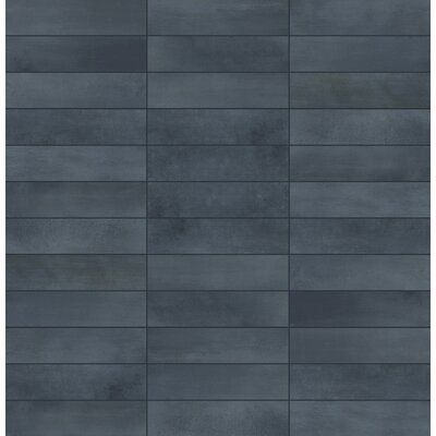 Supreme Tile Cobalto Le Leghe 3" x 12" Porcelain Mosaic Subway Wall & Floor Tile | Wayfair Matte Porcelain Tile, Best Floor Tiles, Tile Saw, Wall Accent, Concrete Cement, Porcelain Floor, Modern Cottage, Fireplace Tile, Porcelain Mosaic