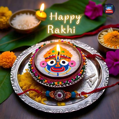 Celebrate Rakhi Purnima with divine love! 🌸✨ Tie the sacred bond with Lord Jagannath-themed rakhis, symbolizing protection and blessings from the Lord of the Universe. Let this Raksha Bandhan bring you closer to the divine, wrapped in the threads of tradition and spirituality. . . #RakhiPurnima #LordJagannath #DivineRakhi #SpiritualBond #RakhiWithBlessings Rakhi Purnima, Happy Rakhi, Lord Jagannath, Divine Love, Raksha Bandhan, The Divine, The Universe, The Lord, Universe