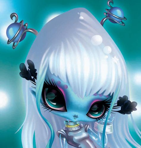 Novi Stars FB Post 2 (Una Verse) by sher179, via Flickr Novi Stars, Big Eyes Art, Gothic Fantasy Art, Aliens And Ufos, Lol Dolls, Fantastic Art, Star Art, Gothic Art, Big Eyes