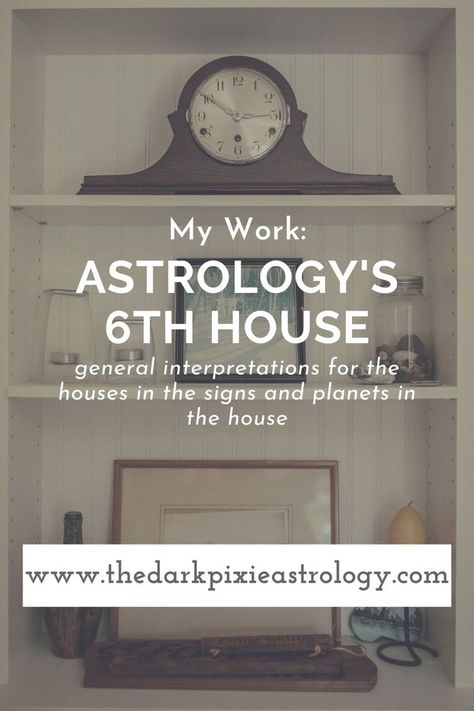 Astrology has something called houses, and there are 12, each linking to a part of your life and personality. The 6th house is the house of work. Learn about the houses in the signs and planets iin the houses with The Dark Pixie Astrology: http://www.thedarkpixieastrology.com/the-6th-house #housesastrology #astrologyhouses #astrology #thedarkpixieastrology 6th House Astrology, Juno In The Houses Astrology, 12 Houses Of Astrology Explained, House Astrology, House In Astrology, Astrological Houses Explained, Intercepted Houses Astrology, Vedic Astrology Houses, Dark Pixie