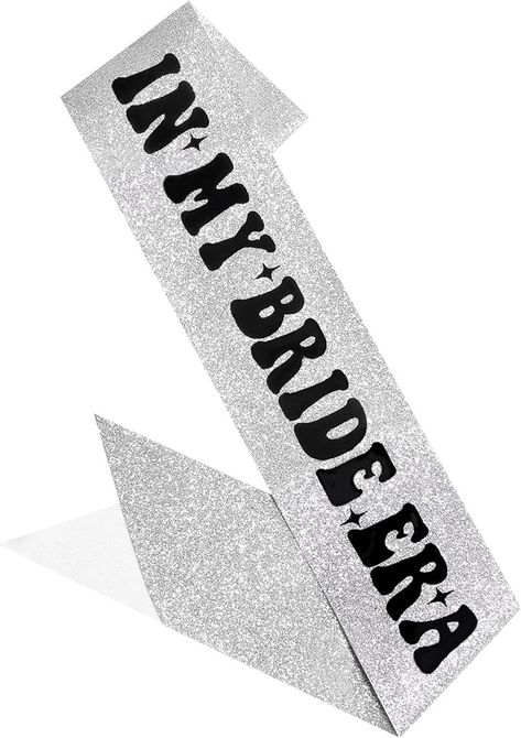 Amazon.com: in My Bride Era Sash - Taylor Themed Bachelorette Party Decorations, Bride to Be Sash, Bachelorette Party Sash, Wedding Bridal Shower Party Decorations Bridesmaid Favors : Home & Kitchen Bridal Shower Party Decorations, Sash Bachelorette, Bride Era, Bachelorette Party Sash, Themed Bachelorette Party, Themed Bachelorette, Bride To Be Sash, Bridesmaid Favors, Bachelorette Party Themes