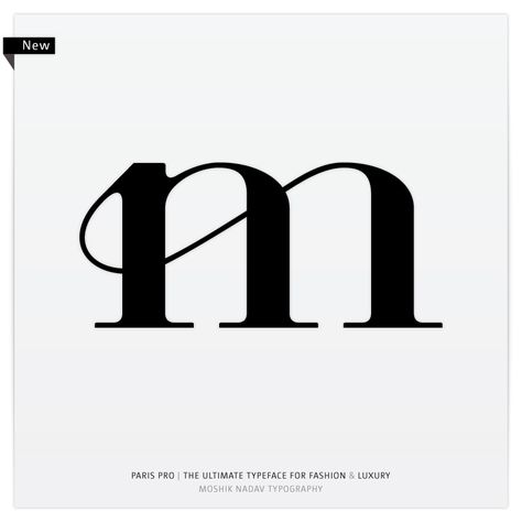 Moshik nadav M Lettering Design, M Typeface, M Font Design, M Fonts Design, M Typography, Fashion Fonts, Museum Logo, Typography Design Inspiration, Letter M Logo