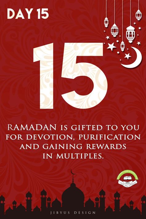 Day 15 #ramadan #ramadam1441 #ramada2020 Ramadan Day 15 Quotes, Day 15 Ramadan, Ramadan Day 15, 15 Ramadan, Ramadan Reminders, Ramadhan Quotes, Muslim Reminder, Ramadan Dua, Ramadan Tips