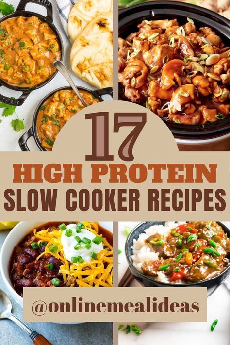 These high-protein slow cooker recipes help you very much. You can make these recipes in a slow cooker or crockpot and you can get back to your work. When it’s ready, serve hot with any dish and enjoy your meal. So let’s jump to these easy and healthy recipes and make them at home. Protein Slow Cooker Recipes, High Protein Slow Cooker Recipes, Crockpot Meal Prep, Slow Cooker Meal Prep, High Protein Recipes Dinner, Protein Dinner Recipes, Crockpot Lunch, Easy High Protein Meals, Quick Meal Prep