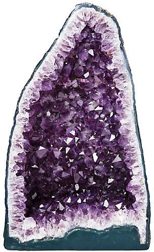 One Kings Lane 20" Amethyst Cathedral Geode Geode Crystals, Amethyst Cathedral, Crystal Aesthetic, Love Rocks, Amethyst Geode, Rare Gems, Rocks And Gems, Minerals And Gemstones, Chakra Crystals