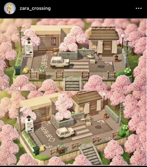 Korea Animal Crossing, Acnh Island Designs Korea, Acnh Korean Island, Minecraft Halloween Ideas, Acnh Japanese Island, Anime Island, Acnh Japanese, Acnh Builds, Urban Island