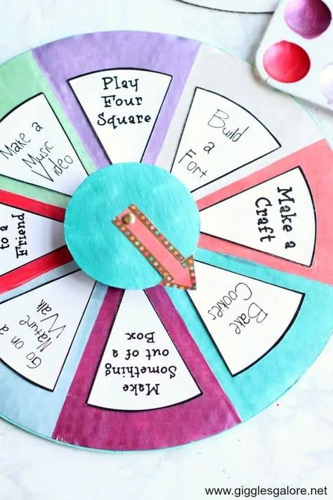 Create DIY Spinner Wheel at Home | 2024 Reveal | 3 Tips - AhaSlides How To Make A Spinner Wheel, Spinner Wheel Diy, Game Spinner Diy, Diy Wheel Of Fortune Spinner, Spin Wheel Diy, Diy Game Spinner, Diy Spinner Wheel, Diy Spinners, Crafts To Do When Bored