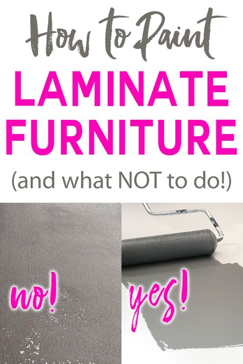 Paint Laminate Furniture, Particle Board Furniture, Painting Laminate Cabinets, How To Paint Laminate, Painting Laminate Furniture, Painting Ikea Furniture, Painting Laminate, Sell Ideas, Laminate Furniture