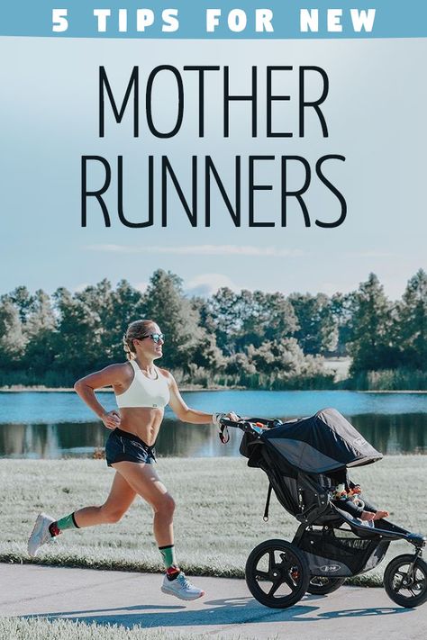 5 Tips for NEW Mother Runners  #running #runningmotivation #postpregnancy Pregnant Running, Running Postpartum, Postpartum Running, Running Pics, Cross Training For Runners, Fit Moms, Beginner Running, Weight Training Routine, Bad Mother