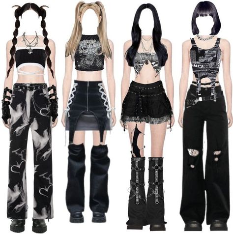 Starstruck Outfits, K Pop Fashion, Kpop Clothes, Korean Outfits Kpop, Kpop Fits, Blackpink Outfits, Kpop Concert Outfit, Outfit Korean, Preformance Outfits