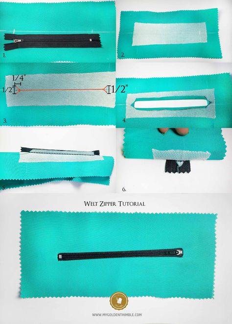 How to sew a Welt Zipper Tips Menjahit, Projek Menjahit, Sew Zipper, Sew Ins, Beginner Sewing Projects Easy, Leftover Fabric, Fabric Baskets, Sewing Projects For Beginners, Sewing Skills