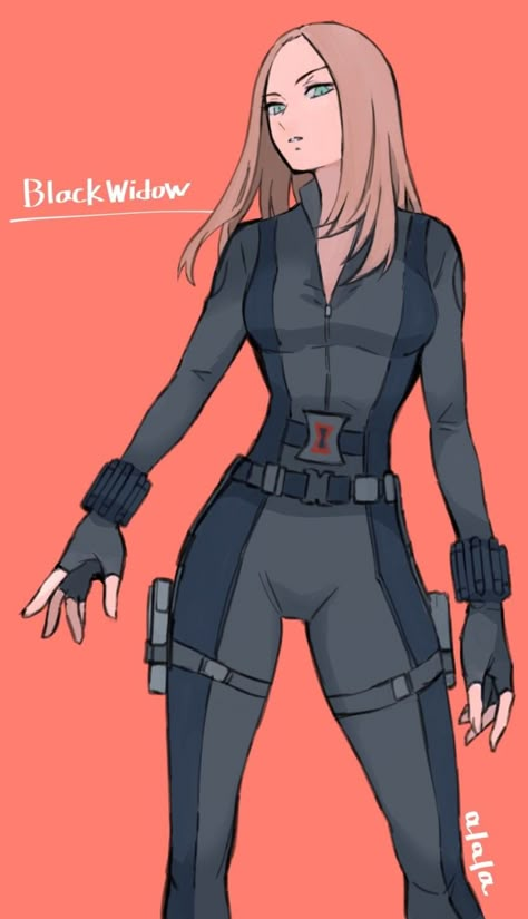 Marvel Oc Character Design, Spy Character Design, Black Widow Oc, Superhero Design Oc, Superhero Suits, Marvel Drawings, Karakter Disney, Marvel Fan Art, Black Widow Marvel