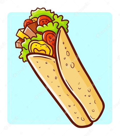 Arabian Shawarma, Kebab Logo Design, Kebab Aesthetic, Kebab Logo, Cartoon Sandwich, Restaurant Cartoon, Burger Icon, Fish Background, Recipe Book Templates