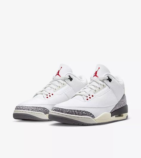 Nike Air Jordan 3 White Cement Reimagined 2023 Size 12.5 | eBay White Cement Reimagined 3s Outfit, Reimagined Jordan 3, Jordan 3s White Cement, White Cement 3 Outfit, Jordan 3 White Cement Outfit, Jordan Threes, Jordan 3 Reimagined, Kurt Geiger Purse, Air Jordan 3 White Cement