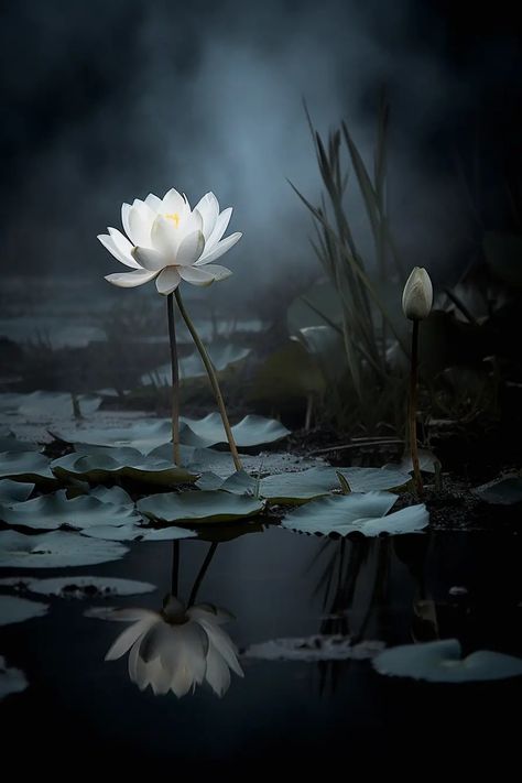 Dark Natrulisum Aesthetic, White Lotus Aesthetic, Lotus Flower Photography, Painted Forest, Classy Wallpaper, Boutique Logo Design, Iphone Wallpaper Stills, Iphone Wallpaper Classy, Cute Mobile Wallpapers