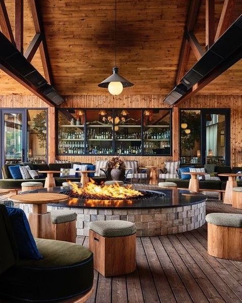 Wildflower Farms Resort in the Hudson Valley | Nature Resort in New York Lac Como, Lodge Interiors, Auberge Resorts, Utah Resorts, Nature Resort, Mountain Interiors, Winery Tasting Room, Cabin Aesthetic, Assisted Living Facility