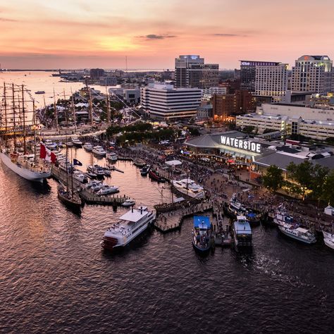 The city of Norfolk, Virginia, is a perfect combination of historical significance and coastal playground. Places To Visit In Virginia, Norfolk Virginia, River Trail, Norfolk Va, House Hunters, Sunset Cruise, Rock Pools, New Energy, Best Places To Visit