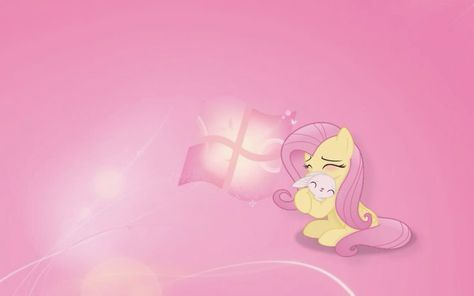 Pink Wallpaper Laptop, My Little Pony Wallpaper, Windows Wallpaper, Cute Laptop Wallpaper, Mlp My Little Pony, Fluttershy, Laptop Wallpaper, Computer Wallpaper, Wallpaper Pc