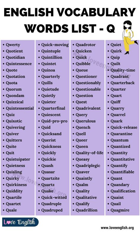 Words that Start with Q Words With Q, Scrabble Words, Words List, Cursive Words, Essay Writing Skills, Interesting English Words, Good Vocabulary Words, Good Vocabulary, English Writing Skills