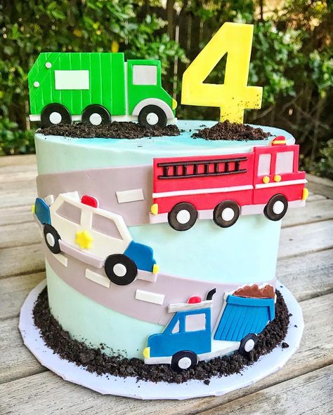 4year Birthday Cake, Birthday Cakes For 3 Year Boy, Cakes For 3 Year Boy, 4 Year Birthday Cake For Boys, Birthday Cake For 3 Yrs Old Boy, Transport Birthday Cake, Birthday Cake For Boys 4th, Cake For 5 Year Boy, Birthday Cake 3 Yrs Old