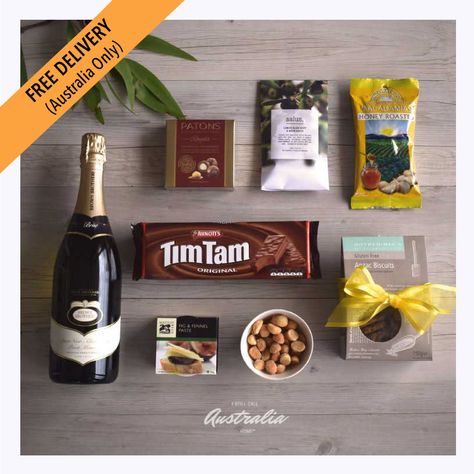 Once-a-Jolly-Swagman-Aussie-gift-hamper Hampers For Her, Australian Gifts, Tim Tam, Hamper Boxes, Australian Food, Gourmet Gifts, Gift Hampers, Online Gifts, Thank You Gifts