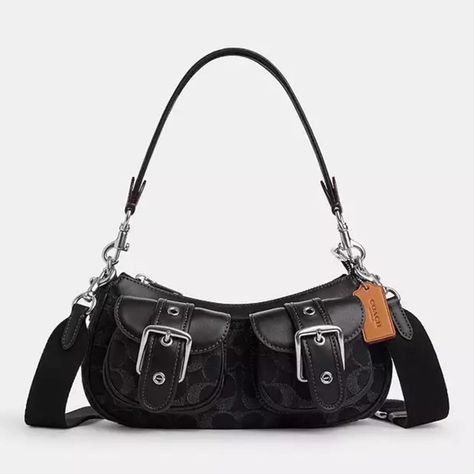 Coach Ashton Baguette In Signature Denim 2025 Vision, Coach Handbags, Vision Board, Handbags, Plus Fashion, Closet, Fashion Tips, Clothes Design, Baguette