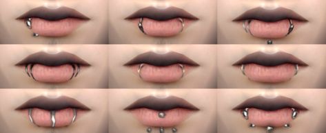 Sims 4 Piercings, Lip Piercings, Sims 4 Body Mods, Sims 4 Cc Folder, Cool Piercings, Sims 4 Characters, Cute Piercings, Sims4 Clothes, Sims 4 Cc Packs