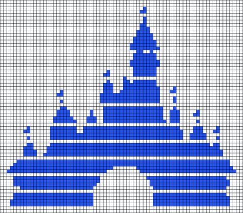 Alpha Pattern #14989 Preview added by Cheezballz Graph Paper Art Disney, Cinderella Pixel Art, Disney Knitting, Pixel Art Pattern Disney, Disney Grid Patterns, Pixel Art Movie, Disney Tapestry, Silhouettes Disney, Disney Quilt