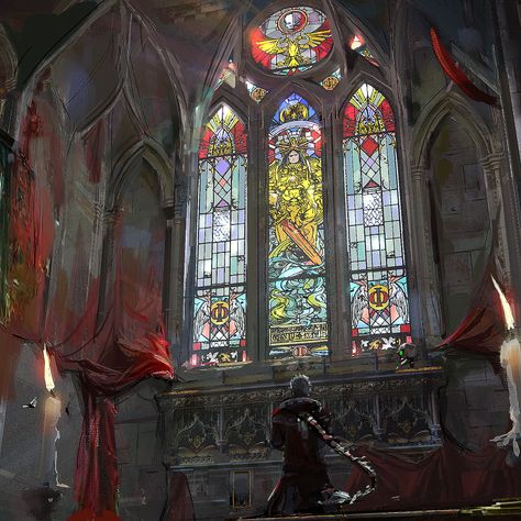 ArtStation - Dark Heresy Artworks IX Hive City, 40k Scenery, Environmental Artwork, Dark Heresy, Space Knight, Adepta Sororitas, 40k Art, 40k Artwork, Church Pictures