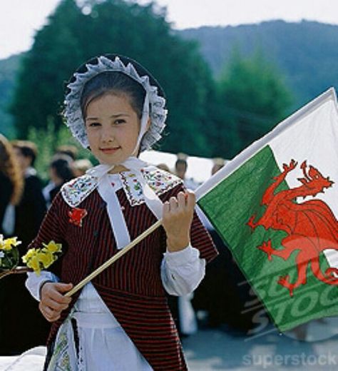 Wales. Welsh Traditions, Traditional Welsh Dress, Welsh Culture, Red Dragons, Welsh Lady, Welsh Cottage, St David, Celtic Nations, Welsh Flag