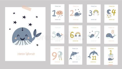 Milestone Cards Printable Free, Baby Milestone Chart, Baby Template, Scrapbook Bebe, First Birthday Posters, Baby Scrapbook Album, Baby Shower Labels, Bohemian Baby Shower, Panda Lindo