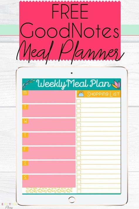 Free Meal Planner Template Lovely Free Goodnotes Planner Template for Meal Planning Get A Free Goodnotes Planner Template, Evernote Ideas, Free Goodnotes Planner, Digital Planning Templates, Goodnotes Planner Template, Meal Planner Calendar, Meal Planning Calendar, Digital Meal Planner, Weekly Meal Plan Template