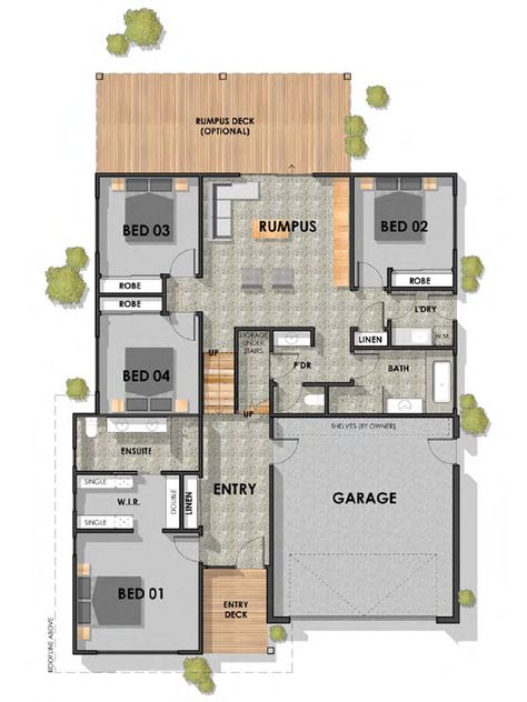 Jan Juc 32 Sloping Block Home Design by Pivot Homes Sloping Block House Design Australia, House Layouts Sims, Slope House Plans, Pallet Bathroom Ideas, Block House Plans, Concrete Block House, Passive Home, Modern Home Plans, Pallet Bathroom